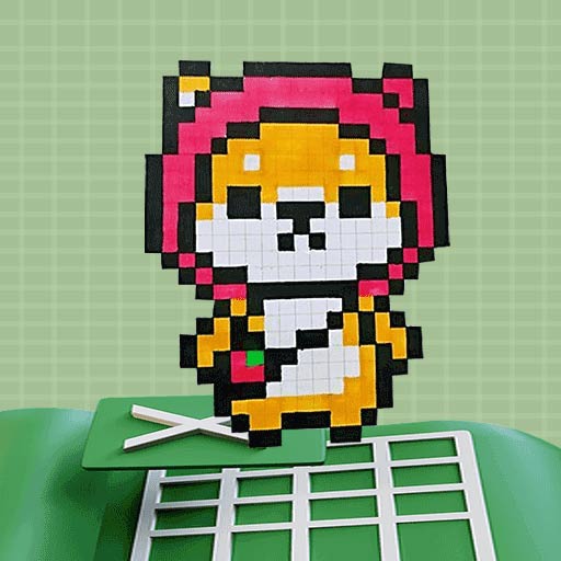 电子十字绣摸鱼小帮手