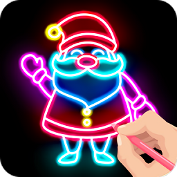 绘制发光圣诞国际版