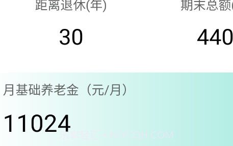 养老金计算器v1.2.6截图