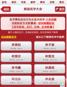太极鱼宝宝起名v2.14截图