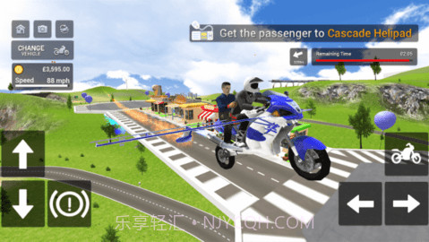 摩托飞车模拟赛（Flying Motorbike Simulator）1.15截图