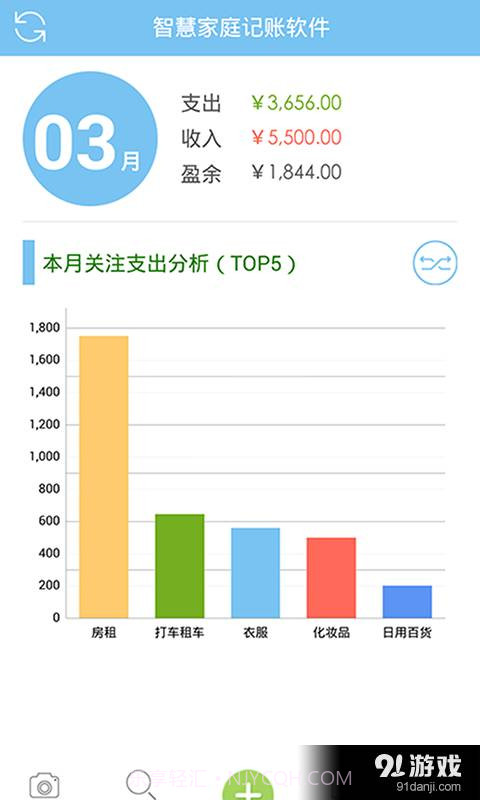智慧家庭记账1.2.16050.4截图
