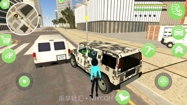 火柴人警察绳索英雄v1.8截图