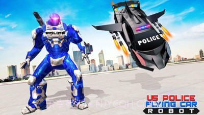 飞行警车机器人v1鐎瑰宕渧1.10截图
