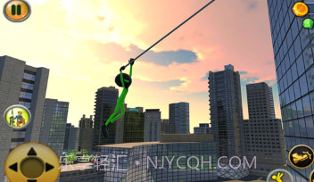 绿火柴人绳索英雄v1.18截图