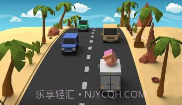 疯狂的汽车道路v1.17截图