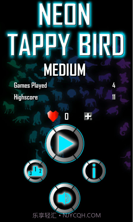 霓虹灯小鸟飞行v0.24截图