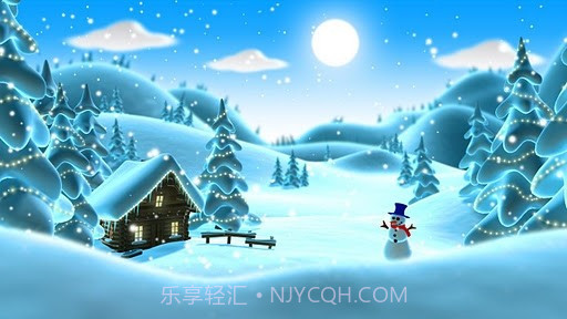 冬日雪景动态壁纸截图2 冬日雪景动态壁纸截图2