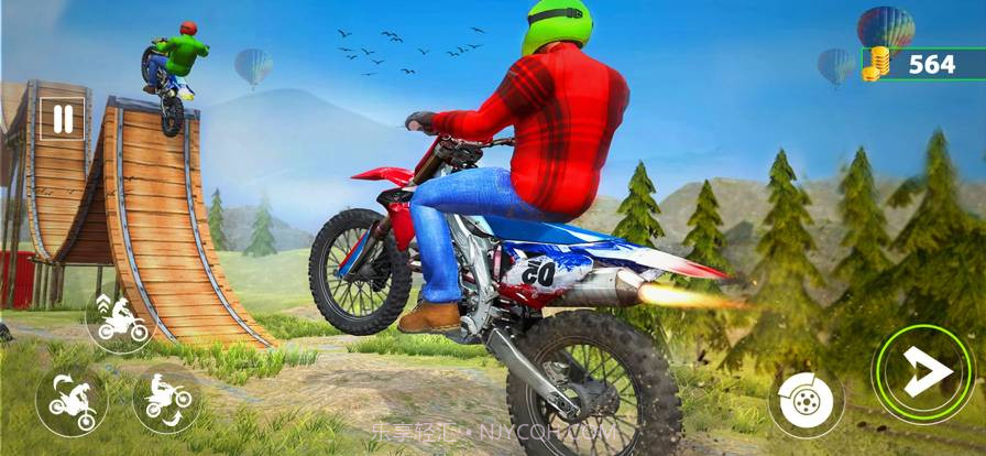 摩托车赛车模拟器截图2