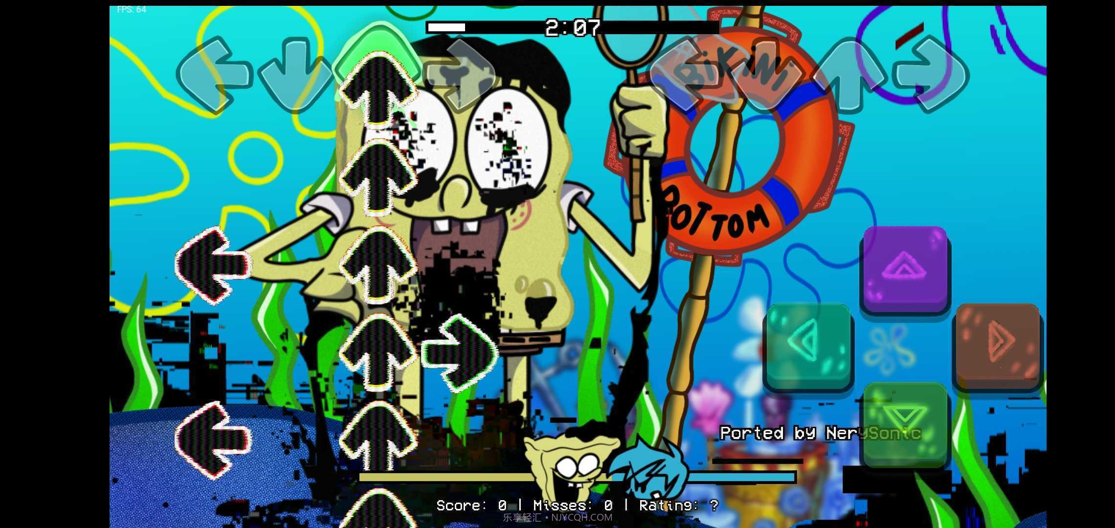 fnf海绵宝宝错误化模组截图3 fnf海绵宝宝错误化模组截图3