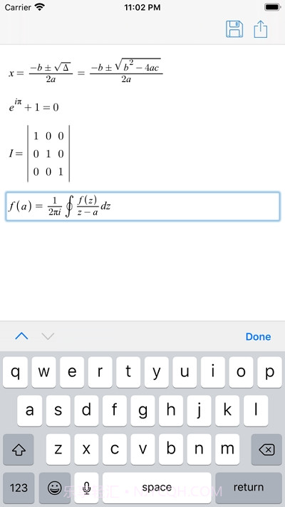 SymEditor数学公式编辑器截图1