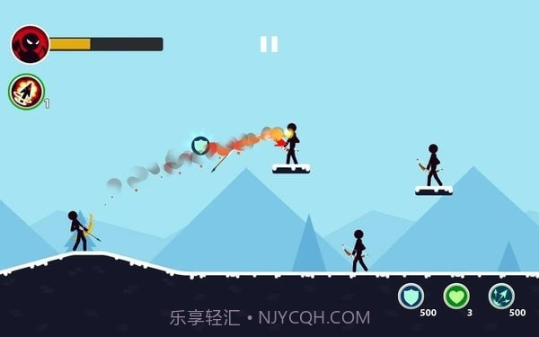 火柴人射箭大作战截图1