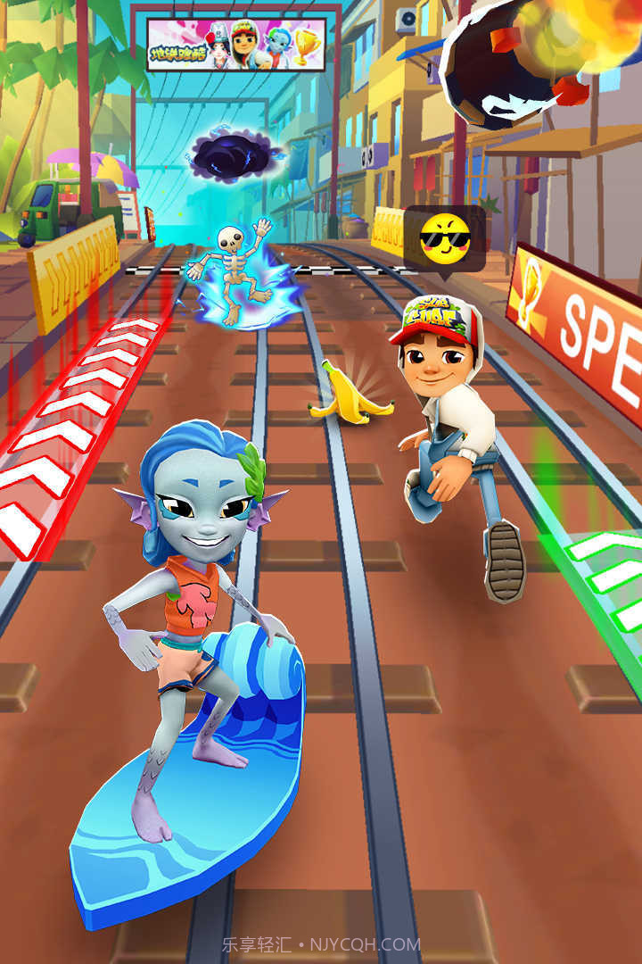 地铁跑酷西瓜条金币版本截图2