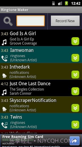 铃声剪辑器 Ringtone Maker截图1 铃声剪辑器 Ringtone Maker截图1
