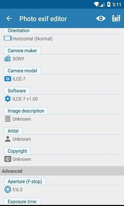 照片Exif编辑截图4 照片Exif编辑截图4