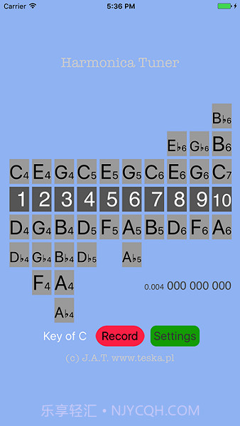 口琴调谐器截图3 口琴调谐器截图3