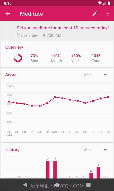 近世好习惯养成记录截图3