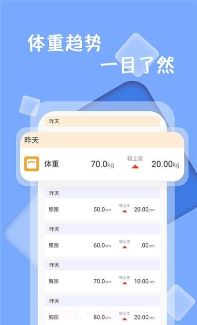 体重记录减肥助理截图1 体重记录减肥助理截图1