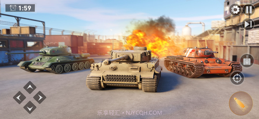 战争的坦克世界战斗截图5 战争的坦克世界战斗截图5