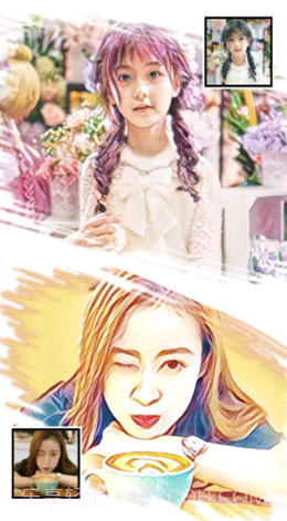 肉肉叶艺术风格相机截图1