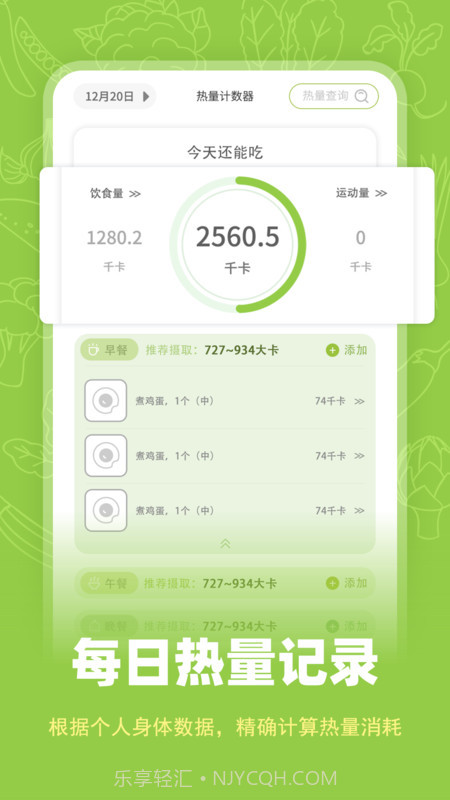 热量计数器截图1 热量计数器截图1