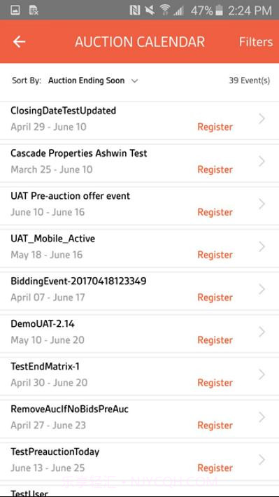 Xome房地产拍卖截图6