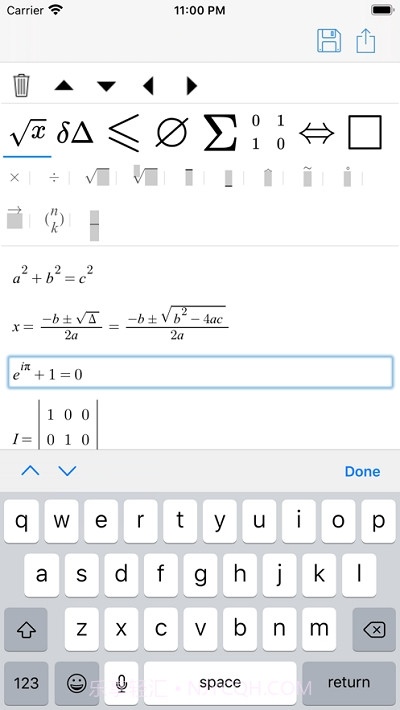 SymEditor数学公式编辑器截图3