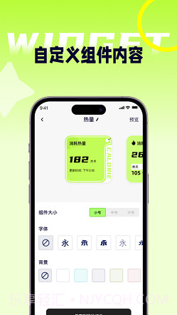 健康小组件截图1