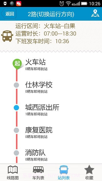 阜南掌上公交免费版截图4