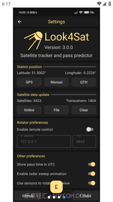 look4sat卫星追踪截图4 look4sat卫星追踪截图4