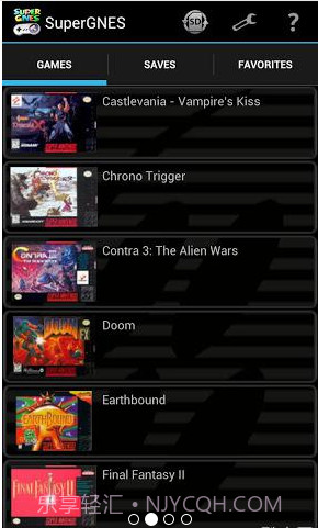 超级任天堂模拟器:SuperGNES截图2 超级任天堂模拟器:SuperGNES截图2