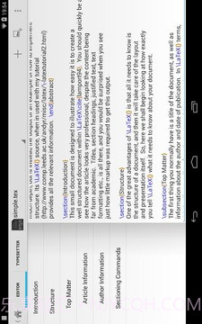 LaTeX编辑器截图2