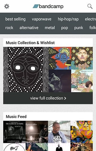 Bandcamp app截图1