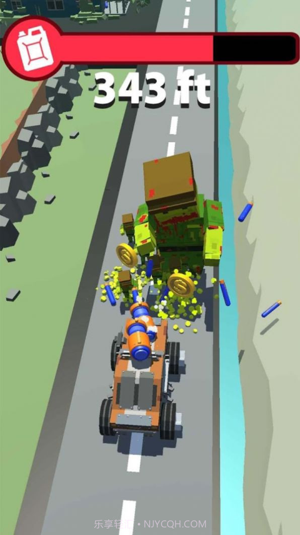 像素公路丧尸杀手截图1