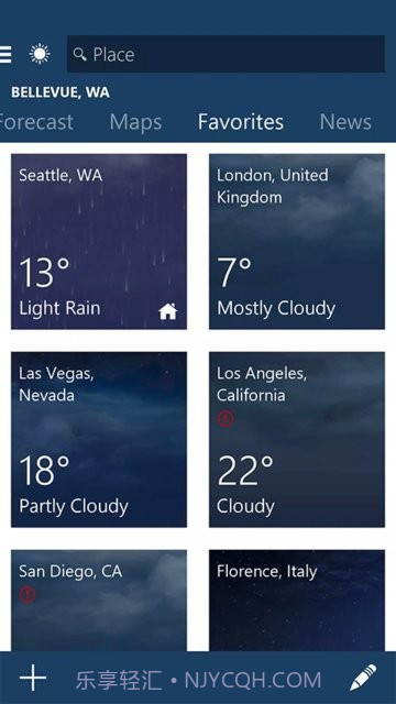 msn微软天气截图3 msn微软天气截图3