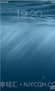 iOS 8 lock screen截图2 iOS 8 lock screen截图2