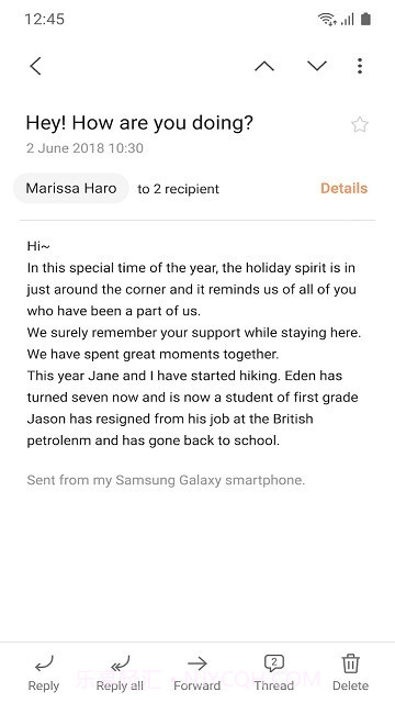 三星电子邮件截图3 三星电子邮件截图3