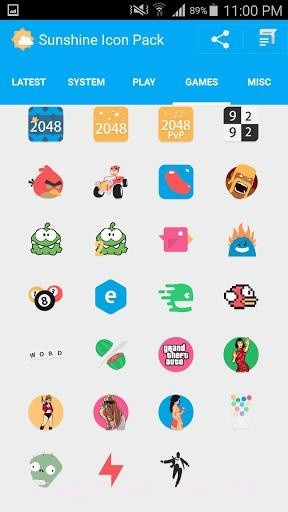 sunshine(sunshine图标包)V1.1.2 安卓免费版截图3