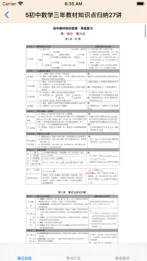 中考数学大全截图2 中考数学大全截图2