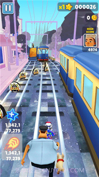 地铁跑酷熊大1.5版截图2 地铁跑酷熊大1.5版截图2