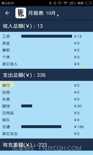 简易家庭记账本截图2 简易家庭记账本截图2
