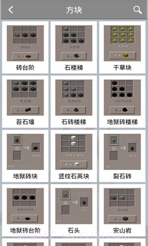 我的世界合成表截图1 我的世界合成表截图1