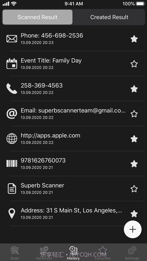 SuperBScanner-QR码阅读器截图9