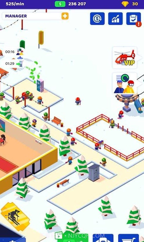 空闲滑雪场大亨截图4 空闲滑雪场大亨截图4