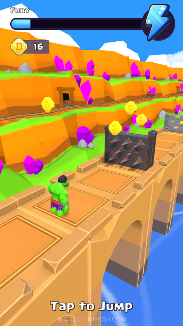 绿巨人奔跑粉碎截图1