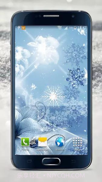 雪花动态壁纸截图1 雪花动态壁纸截图1