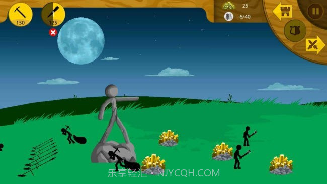 火柴人战争遗产蓝色火柴人版截图3 火柴人战争遗产蓝色火柴人版截图3