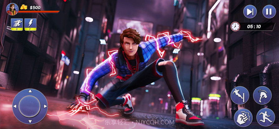 飞行绳索超级英雄战斗机2个截图1