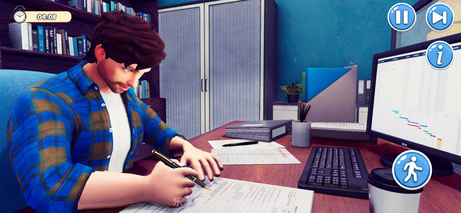 孕妈妈关心爸爸生活模拟截图1