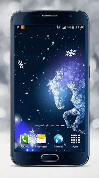 雪花动态壁纸截图2 雪花动态壁纸截图2